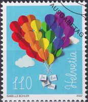 2022, Nr.1915 (Ehe für alle) mit Ersttags-Eck-Stempel.