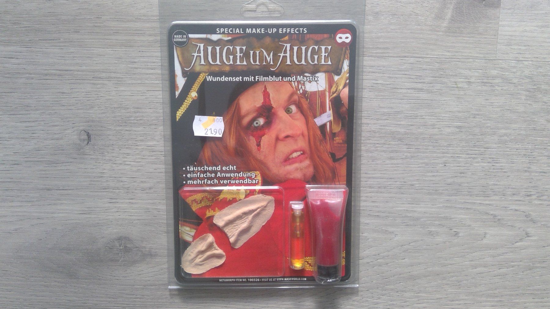 Masken: Horror/Narbenschminksets div Sorten – Neu und originalverpackt aus Zizers von Zigity 2