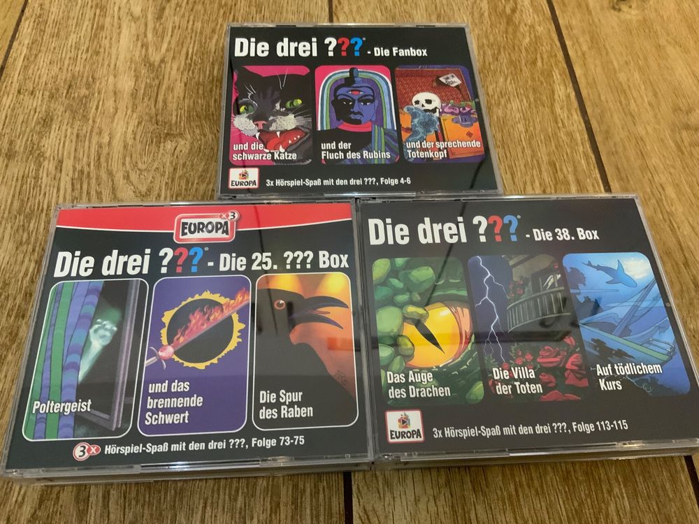 Die drei Fragezeichen - 9 Audio CDs, ab 8 Jahre (Gebraucht) in ...