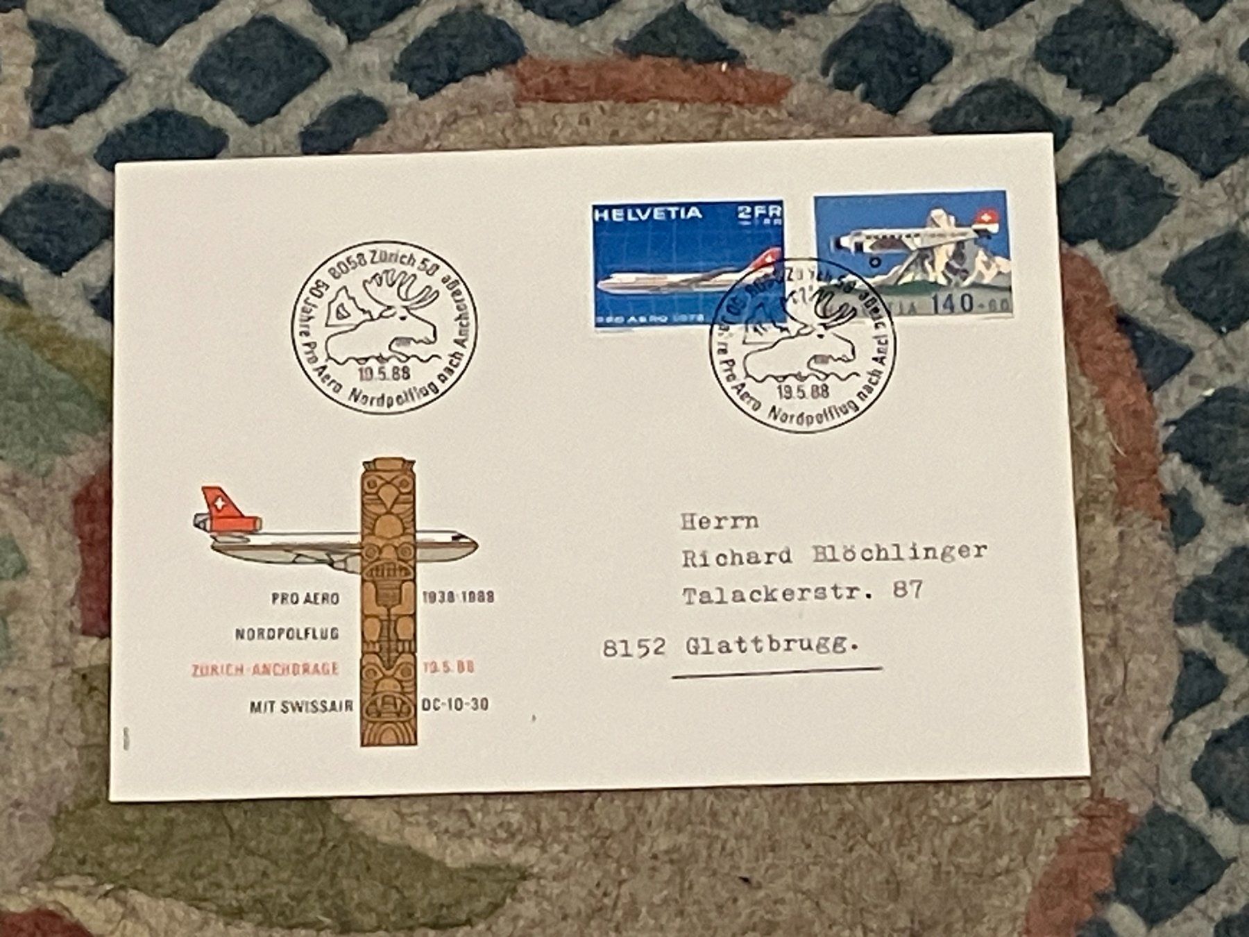 Tutti i francobolli: 1ch Nordpolflug 1988 – Nuovo (secondo la descrizione) da Koblenz venduto da Markenhimmel