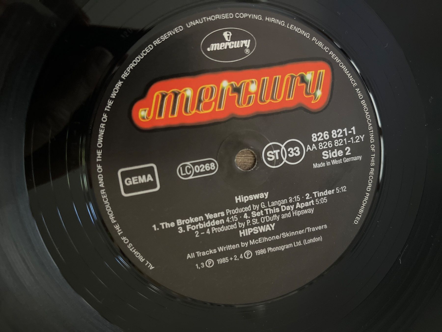 Dischi in vinile: P4/Hipsway – Usato da Frutigen venduto da Philippe_jsp 2