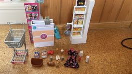 Grosses Barbieset mit Zubehöhr & Kleider