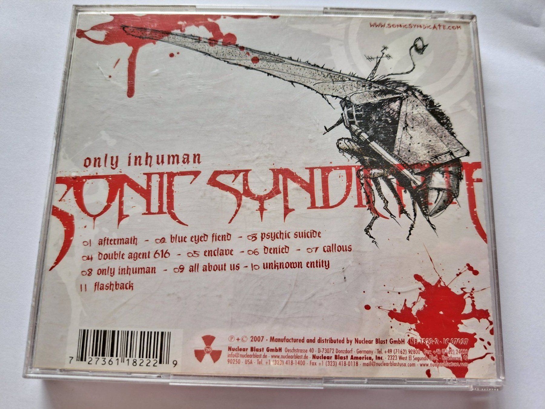 CD: Cd Sonic Syndicate - Only Inhuman – Usato da Pully venduto da bro_n52j 1