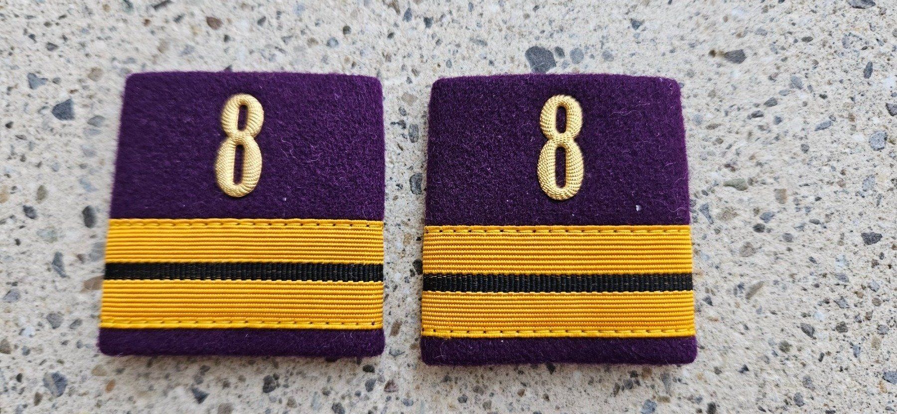 Schweizer Armee Placchette & Badge: *** Patten /Schulterschlaufen mit Nummer *** – Usato da Riedholz venduto da fr_sIruP