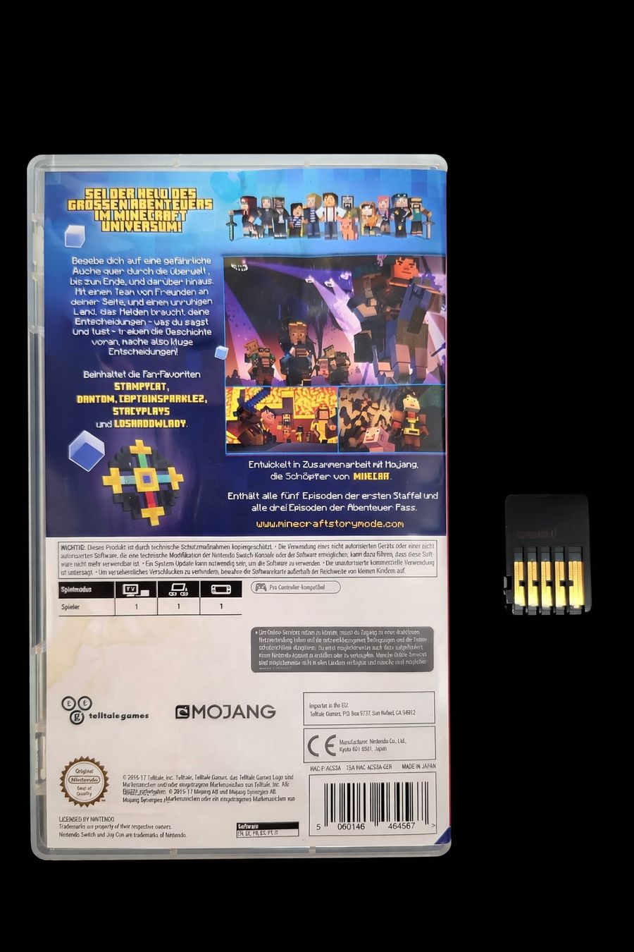 Spiele: Minecraft Story Mode Nintendo Switch - Komplett TOP! – Gebraucht aus Ehrendingen von lax21 1