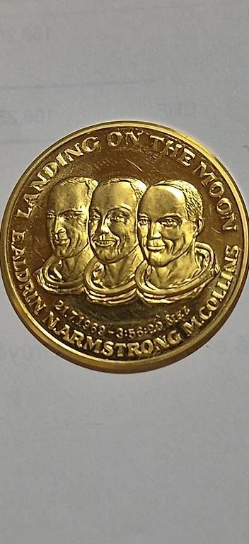 Medaillen: 1 Médaille OR 999.9  – Gebraucht aus Cerniat FR von mhquebec