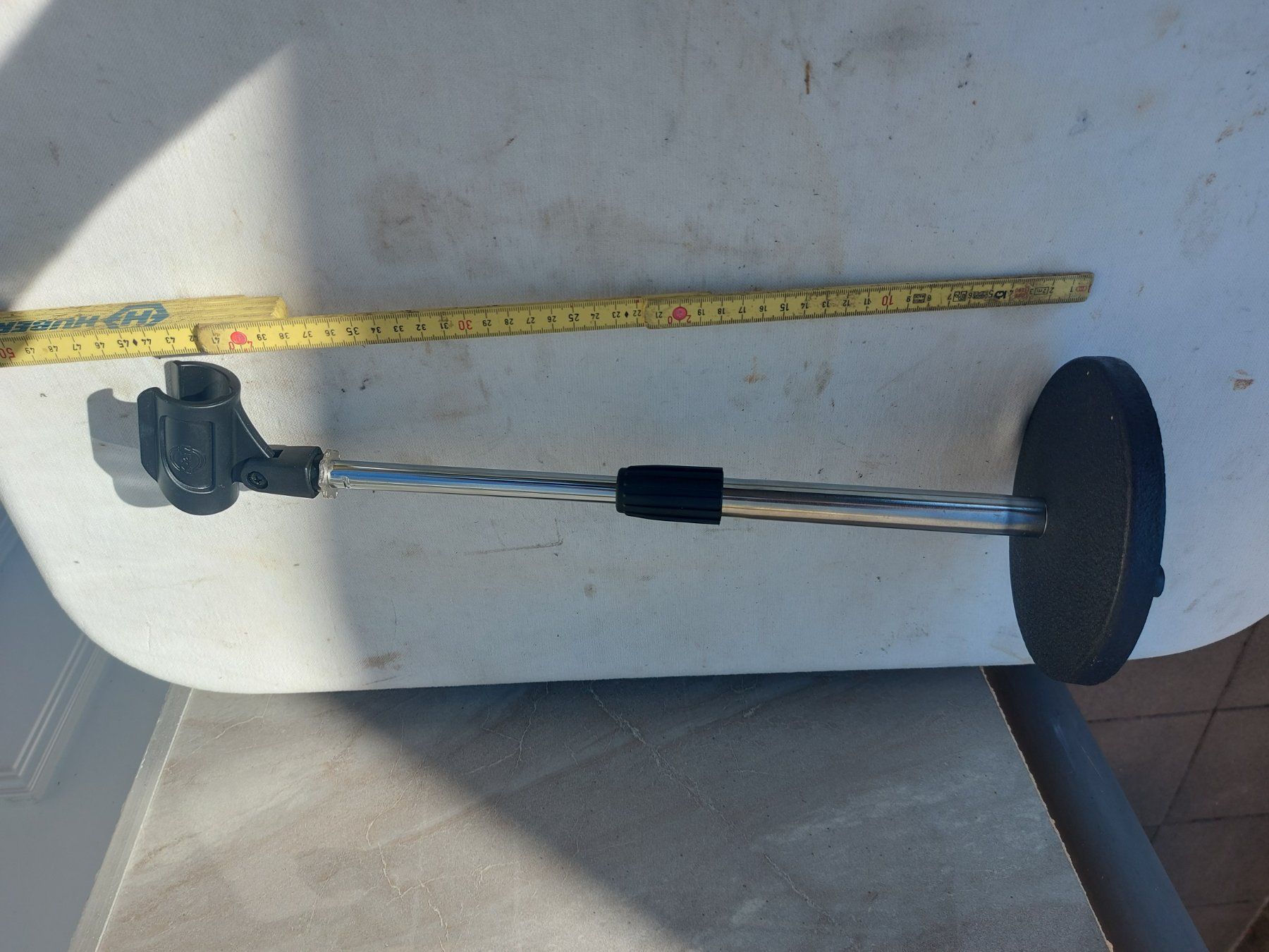 Instrumenten-& Notenständer: Mikrofonstativ K&M mit Fuss mit Halter – Gebraucht aus Rheinau von profitronic.shop 5
