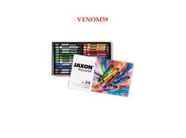 JAXON Aquarell Pastell Aquarellstifte 24er-Set 🌈