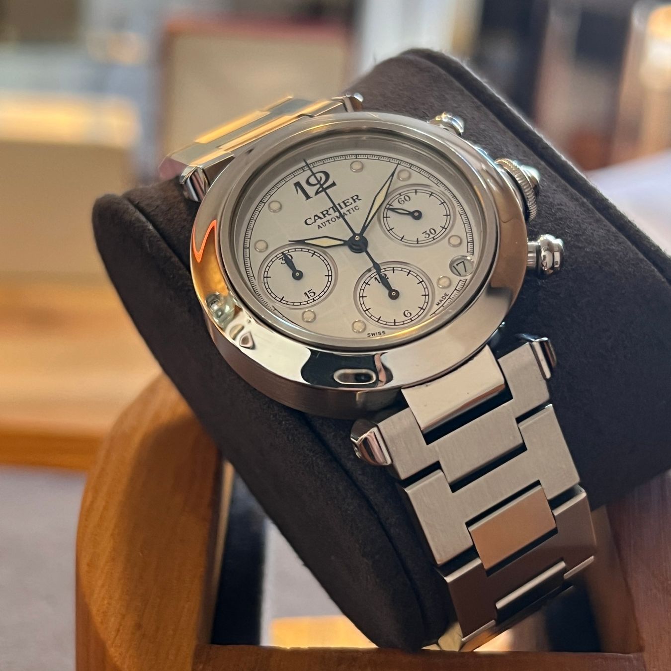 Cartier Orologi: FLASH SALE Pasha C Automatic Full Set W31039M7 – Usato da Carouge GE venduto da Watchaser 7