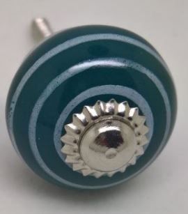 Maniglie per cassetti & Pomelli per mobili: Möbelknopf klein petrol – Nuovo e nell'imballaggio originale da Schwerzenbach venduto da Alperose03 1