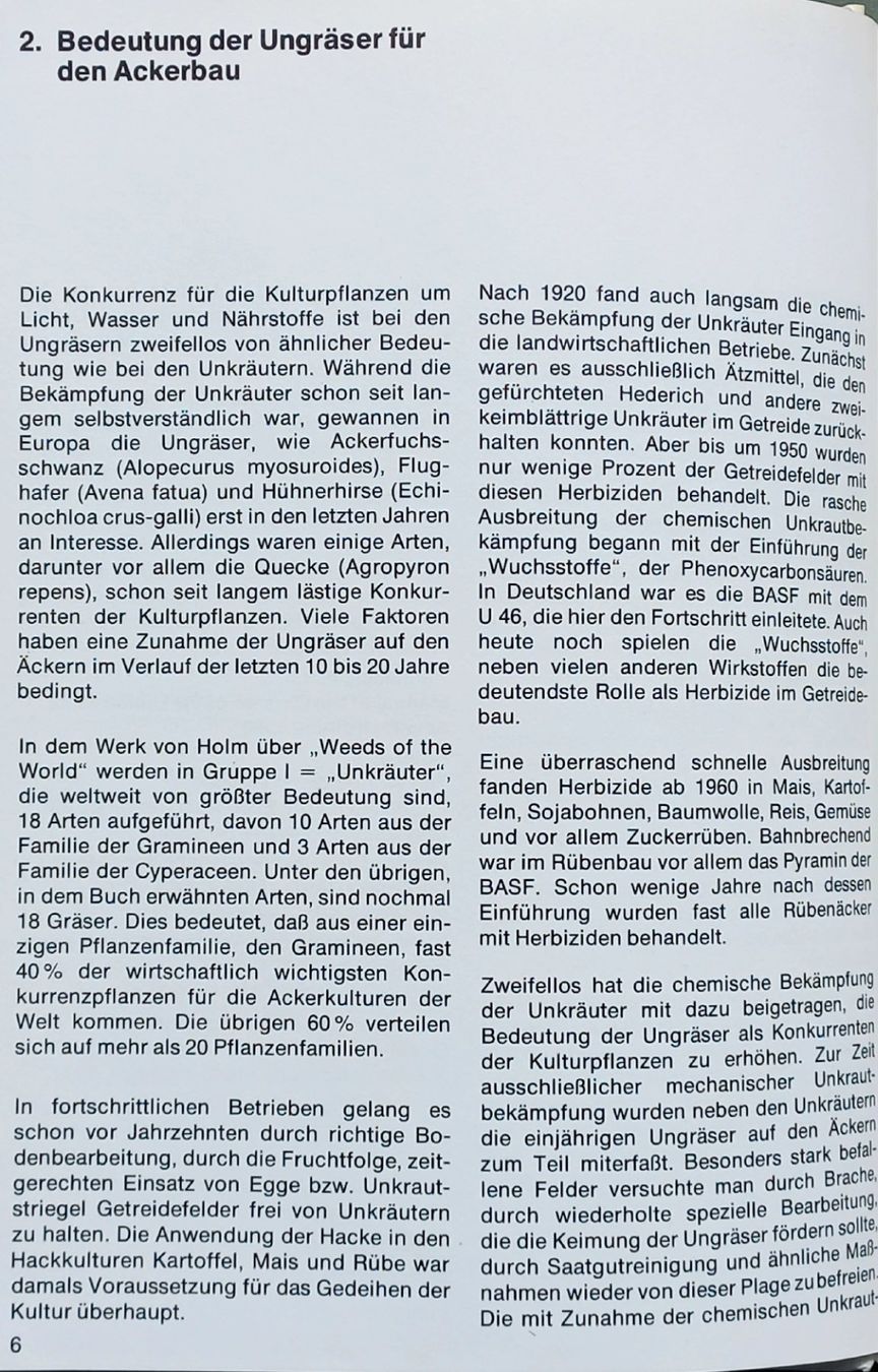 Libri: Buch - Ungräser des Ackerlandes – Usato da Niederuzwil venduto da lubimaja 2