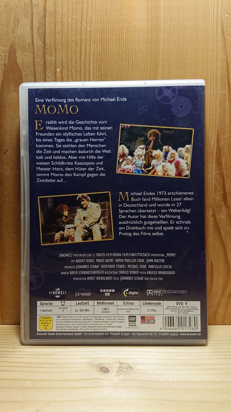 Tutti i DVDs: MOMO DVD mit Radost Bokel von Michael Ende – Usato da Wilderswil venduto da Exebub 1