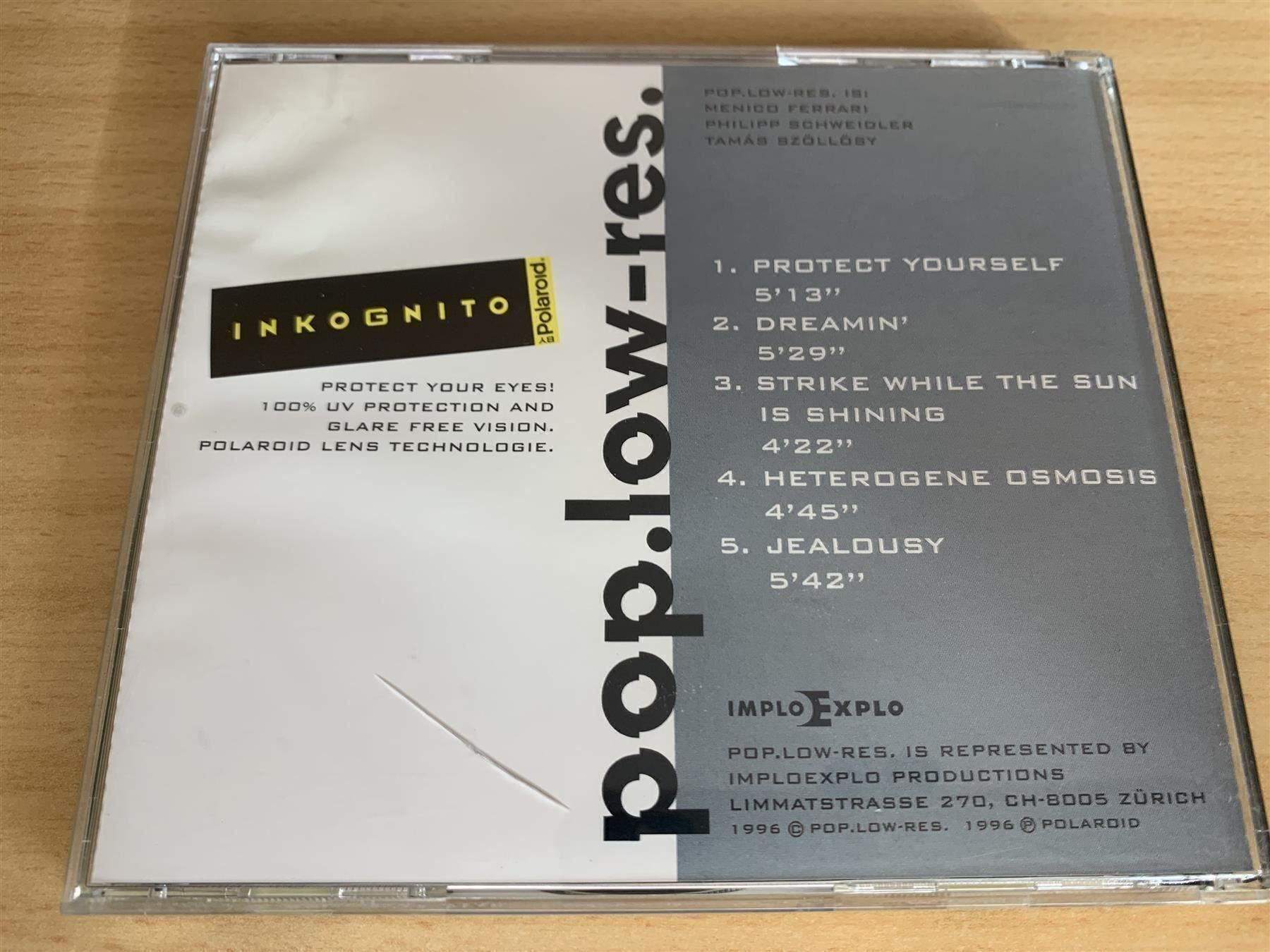 CDs: Inkognito Features: Pop.low-res. – Protect Yourself – Gebraucht aus Rikon im Tösstal von Alpenmutz 1