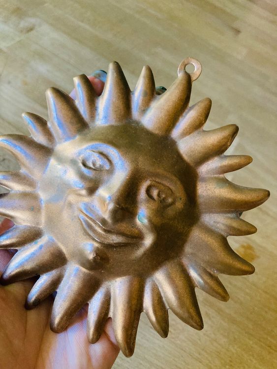 Vintage Kupfer Sonne Hüpfende Garten-Deko – Federnde Aufhängung Für Garten & Terrasse