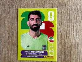 Panini Sticker Alireza Beiranvand IRN 2 FIFA World Cup 2026