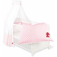 Ausverkauf %% Pinolino Bettset Glückspilz Rosa