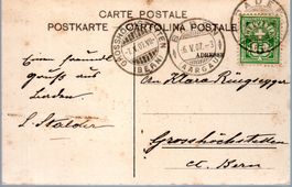 1907 BADEN CASINO GELAUFEN NACH GROSSHÖCHSTETTEN - AE26