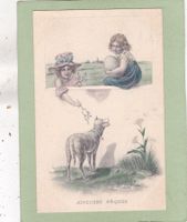 Kitsch Kinder Ei Schaf Joyeuses Pâques 1908