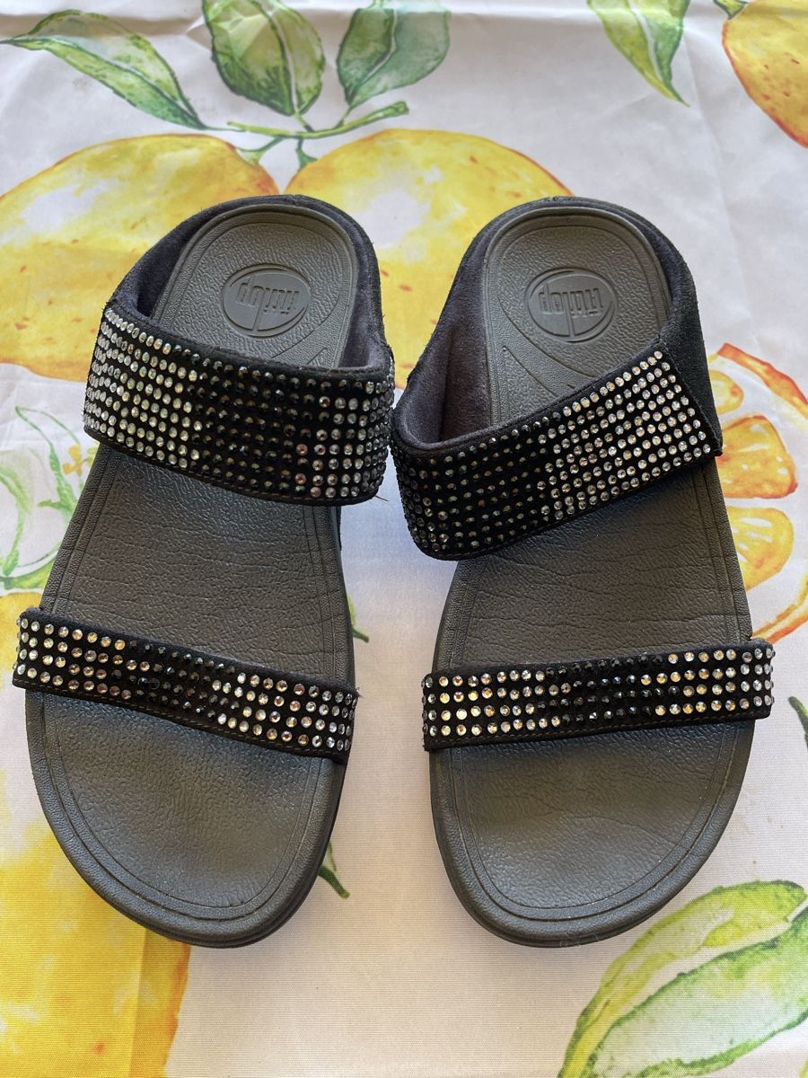 Fitflop Damenschuhe: Fit-Flop schwarz mit Glitzer – Gebraucht aus Oensingen von August1955 5