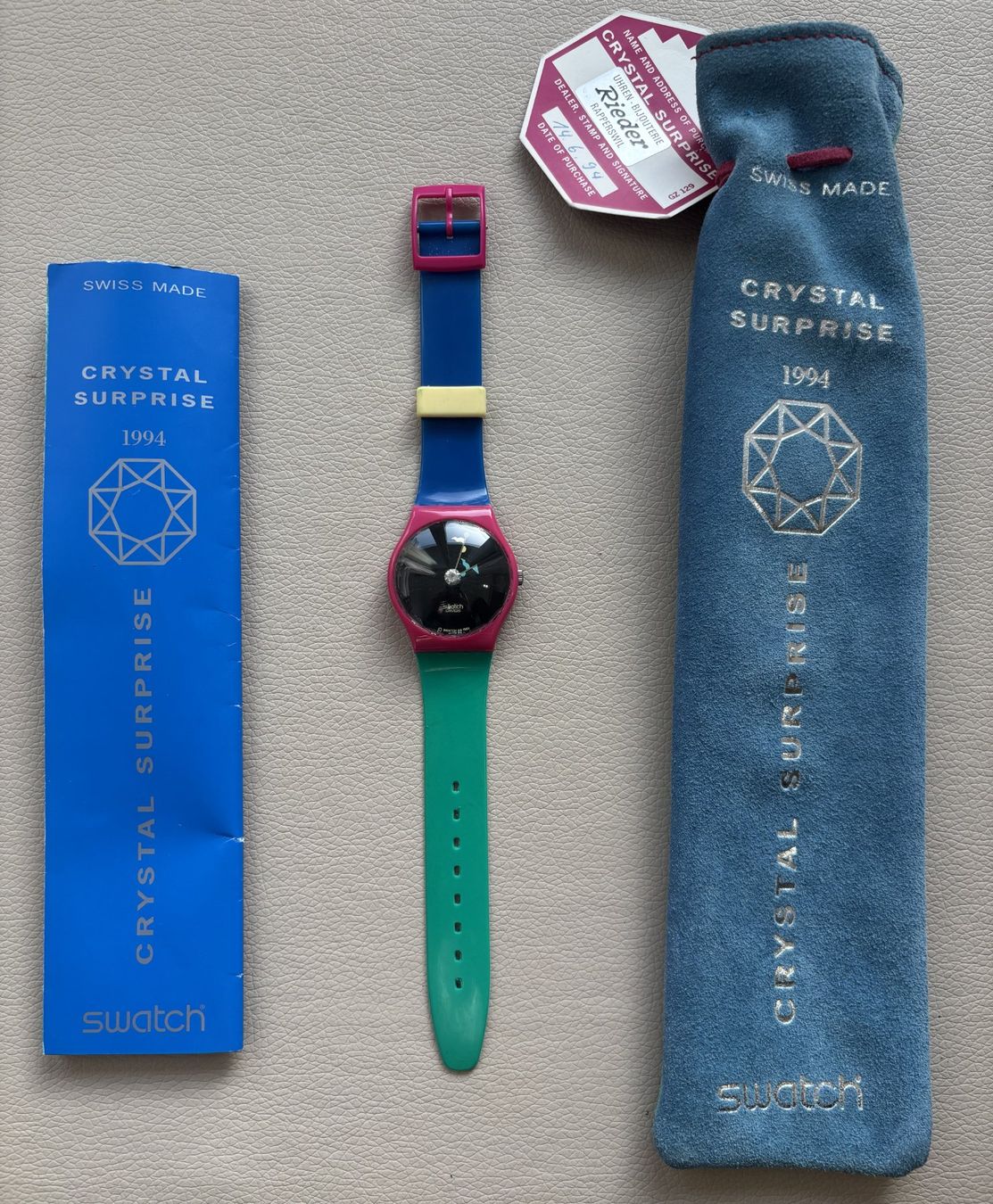 Swatch Orologi: Swatch GZ129 Crystal Surprise – Nuovo e nell'imballaggio originale da Jona venduto da Greifzu