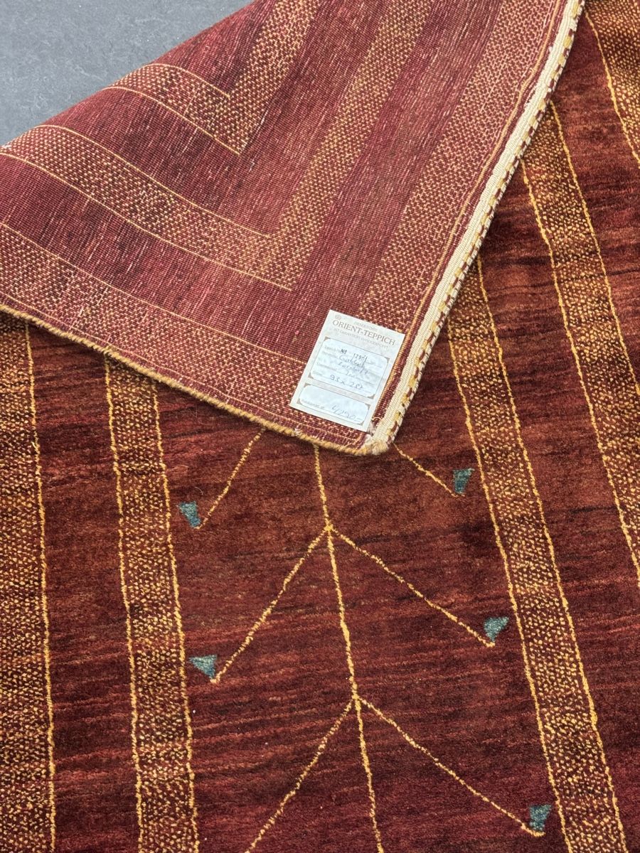 Tappeti: Bordeaux-roter Läufer mit Baum-Motiv – Nuovo (secondo la descrizione) da Liestal venduto da galerie_nategh 5
