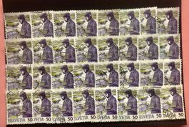 Nr.738 Postbote heute Steckkarte mit Stempel   