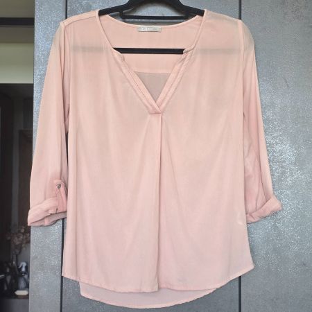 🐸 NILE BLUSE S VISKOSE LACHSROSÉ TOP ZUSTAND