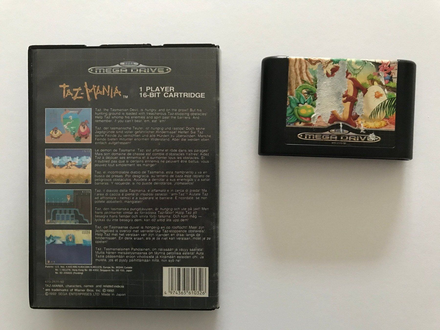 Sega Giochi: MD - Taz-Mania – Usato da Allschwil venduto da Bullach 1
