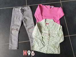 H96: Sweatshirt & Bluse & Jeggings Gr.92