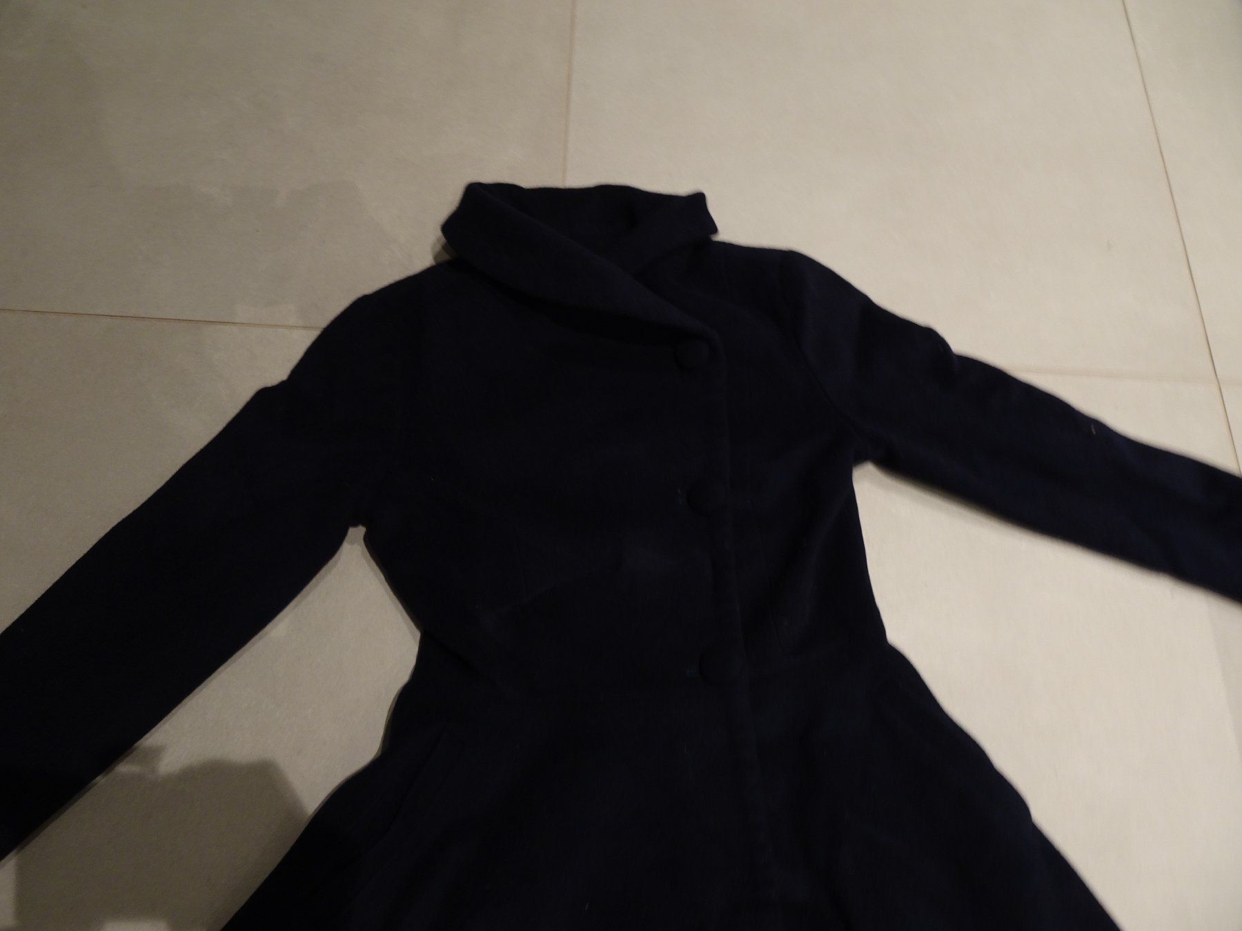 Mäntel: Wintermantel Wolle Navyblau – Gebraucht aus Bern von Maronn 5