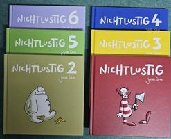 Nicht Lustig - alle 6 Cartoon Bücher