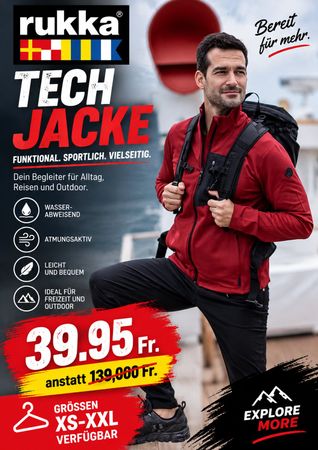 RUKKA Herren Tech Jacke "Alfred" Gr. L