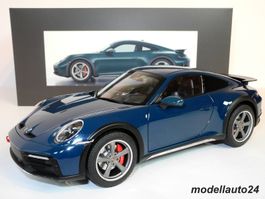 Porsche 911 (992) Dakar fjord grün 2023 / Norev 1:18