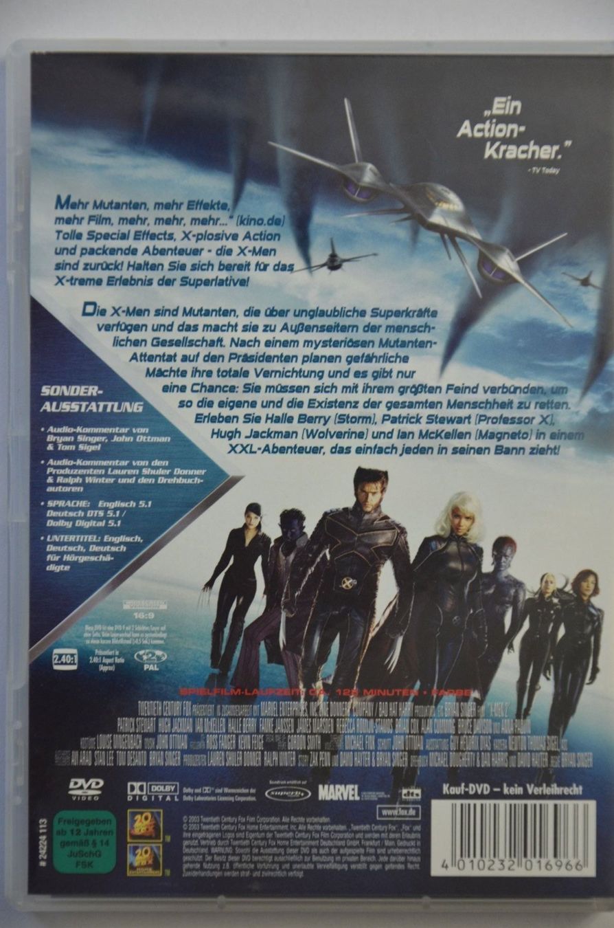 Tutti i DVDs: X-Men 2 Original Kinoausgabe – Nuovo (secondo la descrizione) da Wetzikon ZH venduto da bausie 1