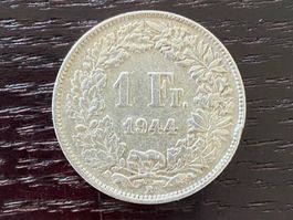 1 x 1 Franken Schweiz 1944 – zirkuliert