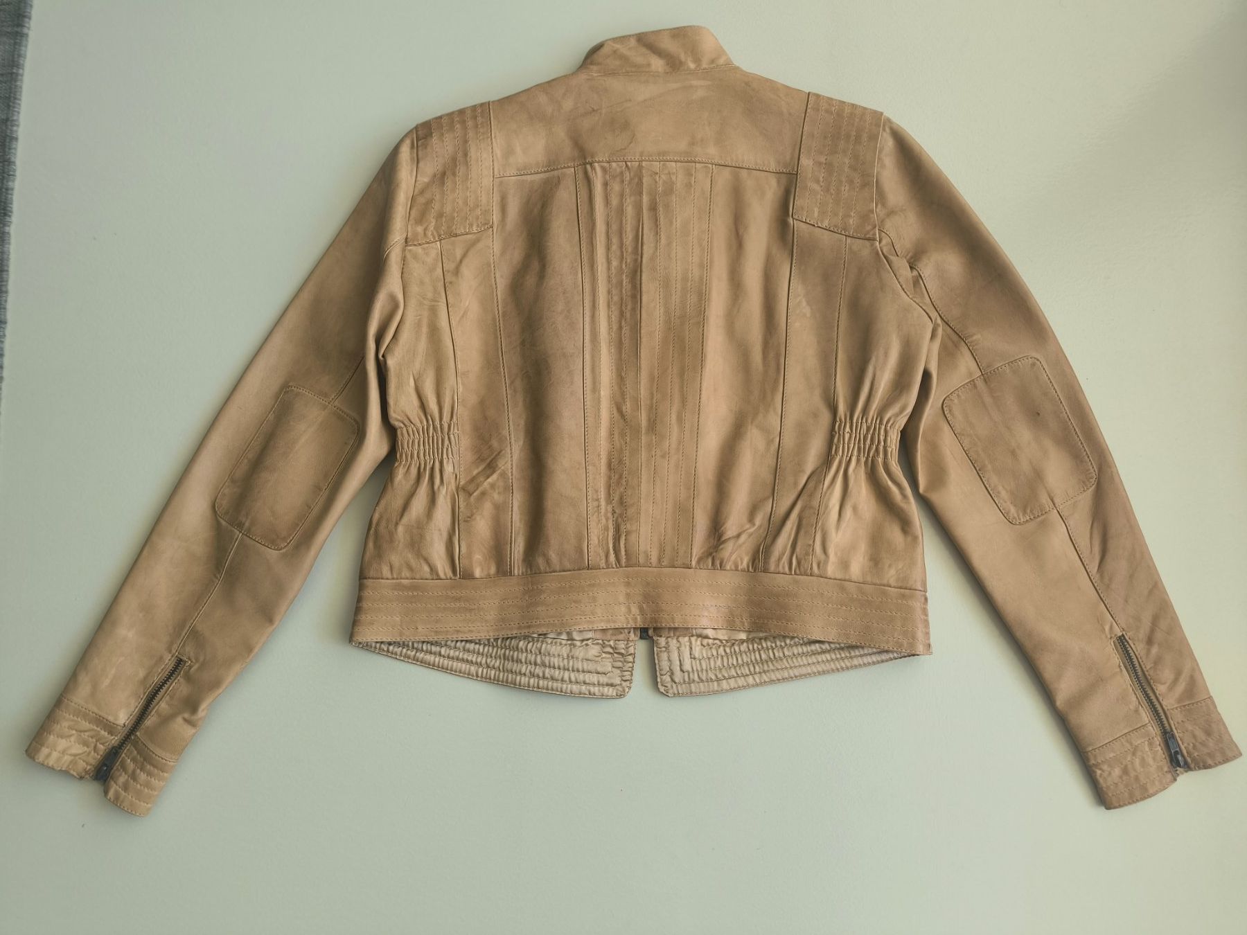 Giacche: Echtleder beige Jacke mittel – Usato da Wallisellen venduto da C_DM 8