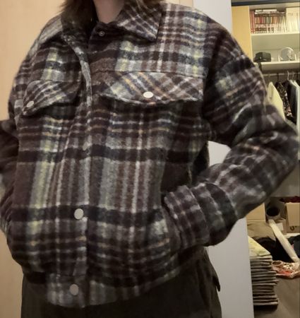 Urban Revivo Plaid Winter Jacket S