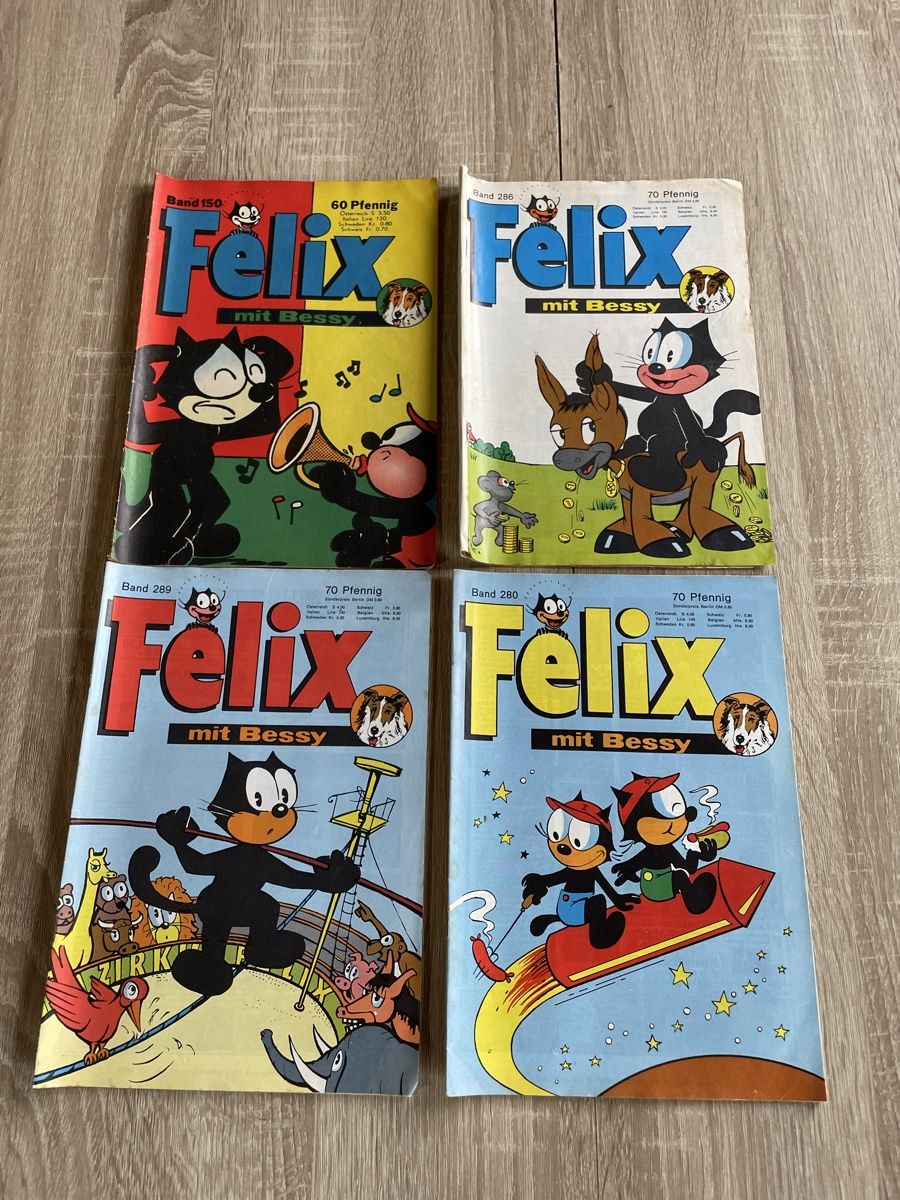 Comics: 17 Nostalgische Felix Comics mit Bessy – Gebraucht aus Emmen von  1