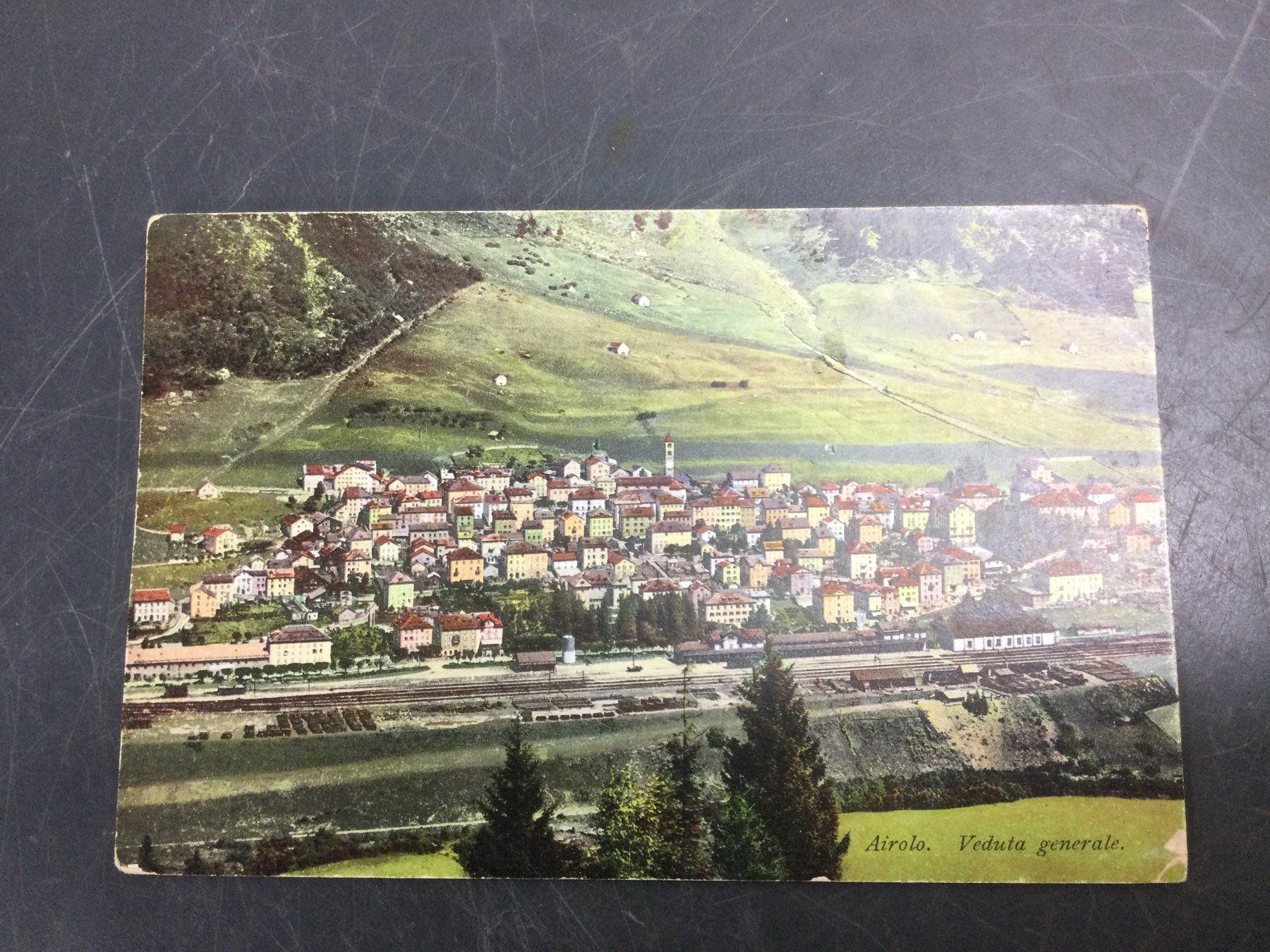 Cartoline postali: Alte Ansichtskarte Airolo, Veduta Generale – Usato da Wangen SZ venduto da kuriosum12