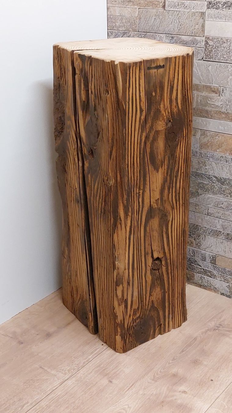 Tutte le decorazioni: Rustikale, massive und wunderschöne Altholzsäule / Dekosäule – Nuovo e nell'imballaggio originale da Egnach venduto da Oldwoodstyle 7