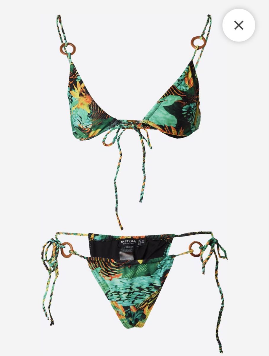 Badekleider & Bikinis: Tropical Nasty Gal Swimsuit Set – Neu und originalverpackt aus Aigle von 029_mbn 3