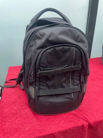 Kinder Satch Schulthek Schulranze schwarz ca. 44x30x20 cm