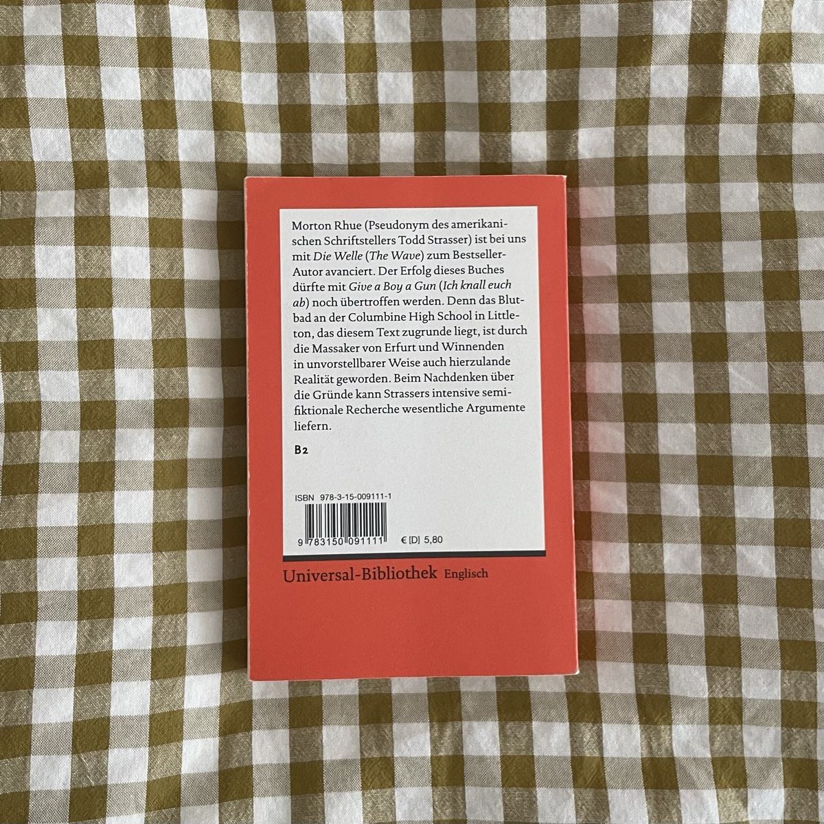 Libri: Give a boy a gun – Usato da Schaffhausen venduto da el.bel23 1