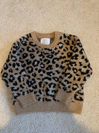 STRICKPULLOVER MIT ANIMALPRINT zara 6-7 J 120 cm