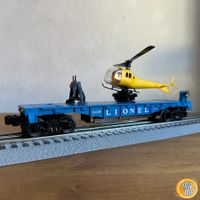 6-29827 Lionel 3419 Helicopter Launch Car