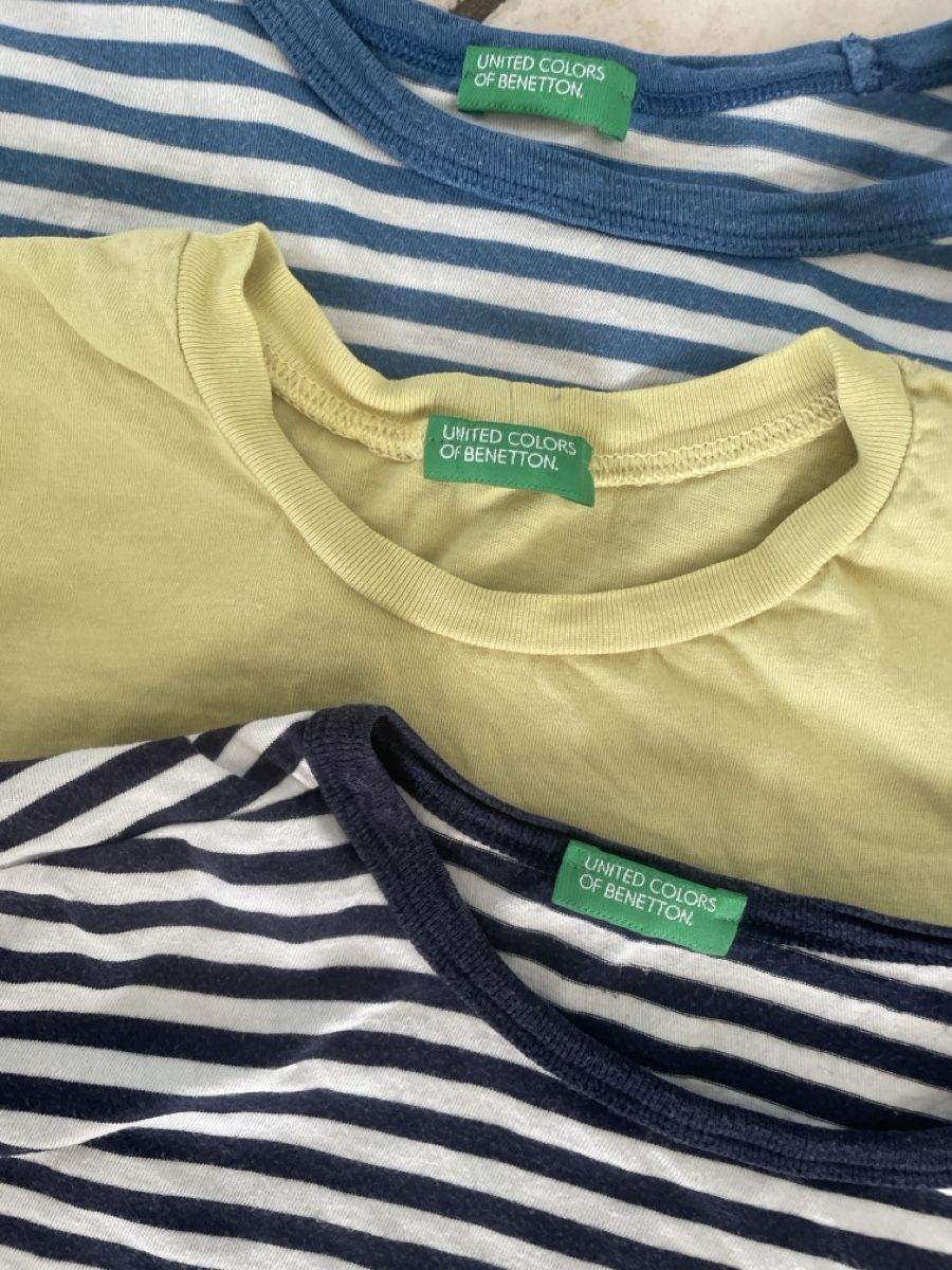 Benetton Camicie, T-shirt & Polo: 3 T-Shirts Benetton, gestreift, Gr.150cm – Usato da Obergerlafingen venduto da cabo4 1