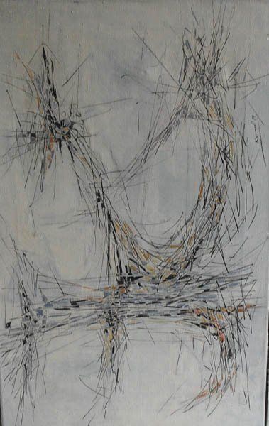 Tableaux: KORADI Henry. OELGEMÄLDE. Abstrakte Komposition – D'occasion à Basel par basilisk04 2