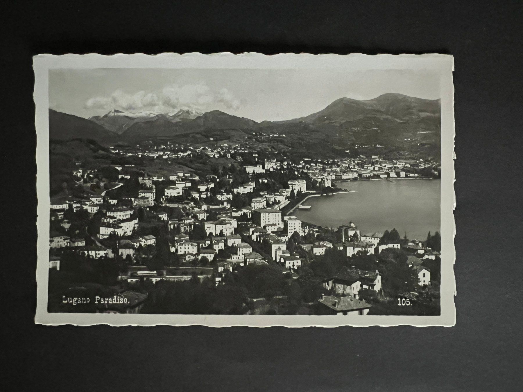 Cartoline postali: Ansichtskarte Lugano Paradiso  1931  (V785) – Usato da Hinwil venduto da Sidi4