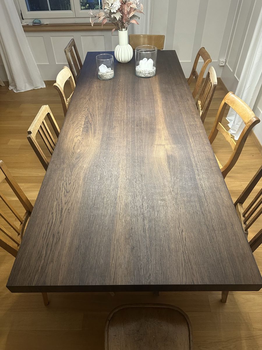 Tables: Räuchereichen Esstisch – D'occasion à Herisau par Filouse 1