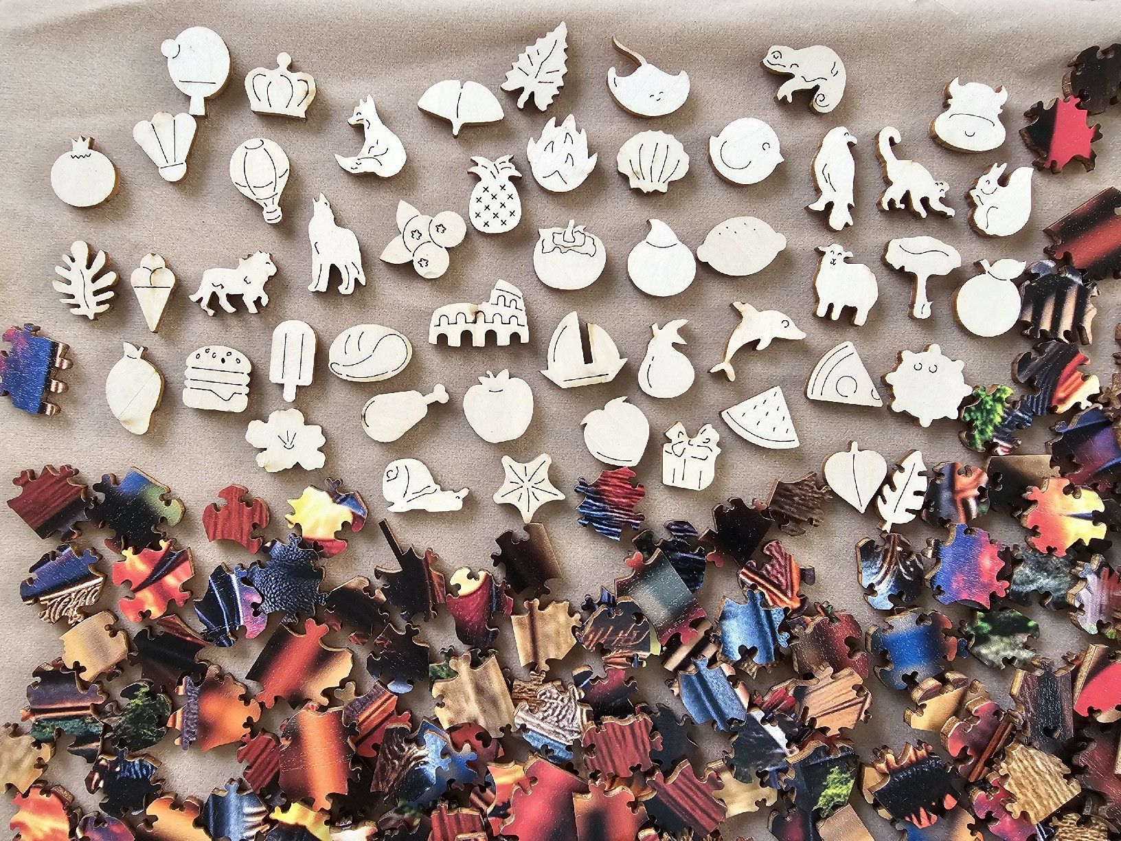 Puzzle: Cooles Holzpuzzle "Drache"  502 Teile – Nuovo (secondo la descrizione) da Bütschwil venduto da Taranabo 2